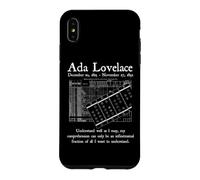 Carcasa para iPhone XS MAX Nerd Vintage Ada Lovelace Ciencias de la Computación Profesora de Matem