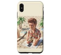 Carcasa para iPhone XS MAX New Funny Distressed Male Doll Meme, at The Beach