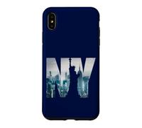 Carcasa para iPhone XS MAX New York City Statue of Liberty NY Photo Silhouette