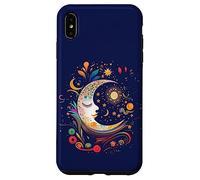 Carcasa para iPhone XS MAX Night Sky Moon Lunar Stars Sun Love Galaxy