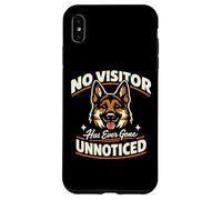 Carcasa para iPhone XS MAX Ningún visitante ha Pasado desapercibido: Divertido Pastor alemán