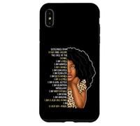 Carcasa para iPhone XS MAX Niños Black Pride Girls Soy Black Girl Magic Leopard Cheetah
