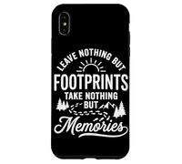 Carcasa para iPhone XS MAX No Dejes Nada más Que Huellas Senderismo Senderismo al Aire Libre Caminata