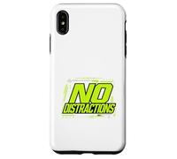 Carcasa para iPhone XS MAX No Distractions Focus Discipline Motivación Gráfico