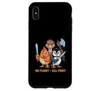Carcasa para iPhone XS MAX No Flight - All Fight Fun Bird Psychology Joke