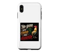 Carcasa para iPhone XS MAX No Gano Pero como Me Divierto