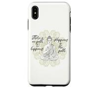 Carcasa para iPhone XS MAX NO Hay Camino hacia LA Felicidad Buddha Buda Meditando Mandala