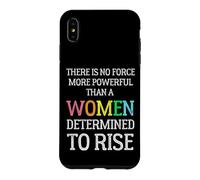 Carcasa para iPhone XS MAX No Hay Fuerza más poderosa Que un Ascenso Determinado por una Mujer