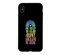 Carcasa para iPhone XS MAX No Hay por qué temer: la tía Helen está aquí. Nombre: Rainbow Auntie