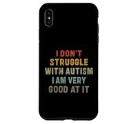 Carcasa para iPhone XS MAX No Lucho con el Autismo Soy Muy Bueno en eso - Hombres Niños