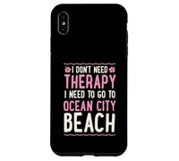 Carcasa para iPhone XS MAX No Necesito Terapia Necesito IR a Ocean City Beach