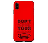 Carcasa para iPhone XS MAX No Olvides Tus bozales - Teoría de la conspiración de la máscara Facial