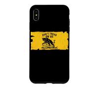 Carcasa para iPhone XS MAX No pises sobre Nosotros Anarquista Gato Negro Gadsden Parodia