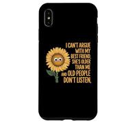 Carcasa para iPhone XS MAX No Puedo discutir con mi Mejor Amiga, Ella es Mayor Que yo Floral