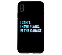 Carcasa para iPhone XS MAX No Puedo Tener Planes en el Garaje Día del Padre Mecánica de automóviles