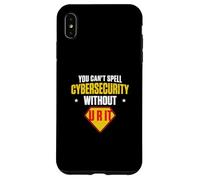 Carcasa para iPhone XS MAX No se Puede deletrear la ciberseguridad sin la Seguridad cibernética de U R IT