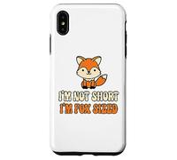 Carcasa para iPhone XS MAX No Soy Corto, Soy Zorro, Gente Baja, Broma, Persona Corta,