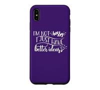 Carcasa para iPhone XS MAX No Soy mandona Solo Tengo Mejores Ideas Funny Lightbulb Meme