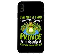 Carcasa para iPhone XS MAX No Soy una Rana, Soy un príncipe Disfrazado Bésame y descúbrelo