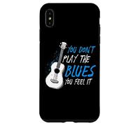Carcasa para iPhone XS MAX No tocas el Blues lo sientes Músico Guitarrista