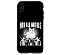 Carcasa para iPhone XS MAX No Todos los ángeles Tienen alas Algunos Tienen Colas Gato Abuela