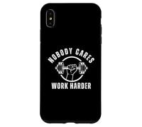 Carcasa para iPhone XS MAX Nobody Cares Work Harder Personal Trainer