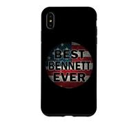 Carcasa para iPhone XS MAX Nombre Personalizado Bennett I Love Bennett USA Estilo Vintage