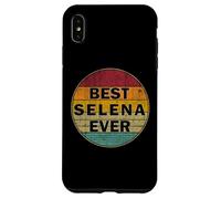Carcasa para iPhone XS MAX Nombre Personalizado Selena I Love Selena Retro Vintage Style