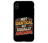 Carcasa para iPhone XS MAX Not Identical But Equally Awesome Hermano Gemelo |-