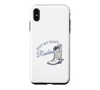 Carcasa para iPhone XS MAX Not My First Rodeo | Bota Vaquera Retro Occidental Daisy