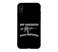 Carcasa para iPhone XS MAX Not Vaccinated Fully Protected Second Amendment