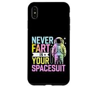 Carcasa para iPhone XS MAX Nunca te Tires un Pedo en tu Traje Espacial Astronauta Divertido