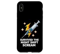 Carcasa para iPhone XS MAX Nurse Survived The Night Shift Scream