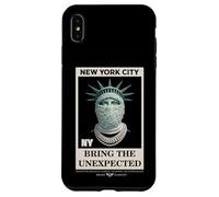 Carcasa para iPhone XS MAX NYC Statue of Liberty with Fur Mask Bring The Unexpected