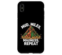 Carcasa para iPhone XS MAX Obstacle Course Racing Mud Miles Madness Repeat