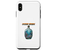 Carcasa para iPhone XS MAX Océano Dentro Botella Arte Vida Marina Espiral Escena