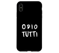 Carcasa para iPhone XS MAX Odio Tutti, dal Primo all'ultimo. Divertente Sarcasmo vZC_W