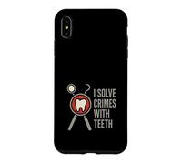 Carcasa para iPhone XS MAX Odontólogo forense Investigador Dental Laboratorio de Crimen Regalo