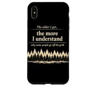 Carcasa para iPhone XS MAX Off Grid Humor Bosque Cita Desierto Camping Naturaleza
