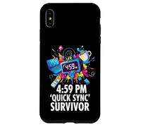 Carcasa para iPhone XS MAX Office Worker 4:59 PM Quick Sync Survivor Meme