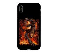 Carcasa para iPhone XS MAX Oficial Spiral Draconis Flame Gothic Fantasy