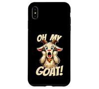Carcasa para iPhone XS MAX Oh My Goat Screaming Dibujos Animados Funny Divertido Meme Cabra