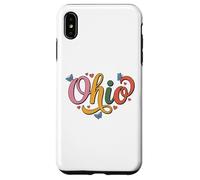 Carcasa para iPhone XS MAX Ohio Butterfly Script Cute Girl State Pride, Women & Kids