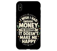 Carcasa para iPhone XS MAX Ojalá tuviera Suficiente Dinero Feliz Meme Dicho Inteligente