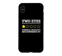 Carcasa para iPhone XS MAX Ojo de Cristal de prótesis de Ojo Medio Ciego Divertido