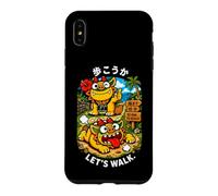 Carcasa para iPhone XS MAX Okinawa japonés Shisa Beach Path Kawaii Kanji Souvenir