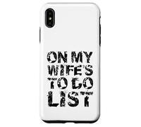 Carcasa para iPhone XS MAX On My Wife'S Do Task List Funny Husband Marriage Humor