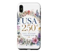 Carcasa para iPhone XS MAX One Nation Under God - Faith Watercolor Women's American 250