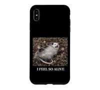 Carcasa para iPhone XS MAX Opossum I Feel So Alive Playing Dead Humor irónico sarcástico