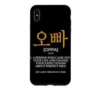 Carcasa para iPhone XS MAX Oppa Coreano Word Funny Seúl Corea KDrama Cultura